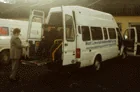 White WLIL accessible minibus